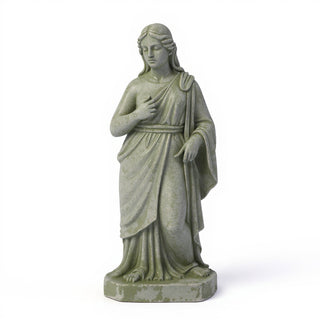 Jesus Is Given the Cross Statue — Mossy Green finish