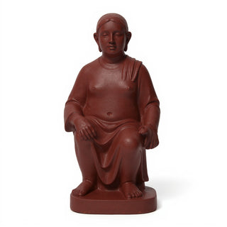 Jesus Is Given the Cross Statue — Rust finish