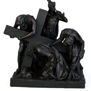 Jesus Falls The 1St Time Stati Statue - 21-inch
