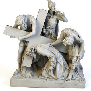 Jesus Falls The 1St Time Stati Statue - 21-inch