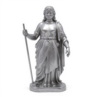 Jesus Meets His Mother Station Statue - 22-inch — Aged Silver finish