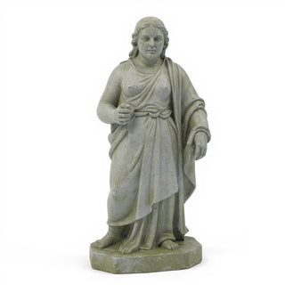 Jesus Meets His Mother Station Statue - 22-inch — Mossy Green finish