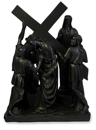 Jesus & Simon The Cyrene Stat Statue - 23-inch