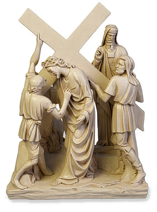 Jesus & Simon The Cyrene Stat Statue - 23-inch