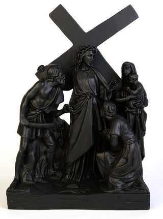 Jesus Meets Women/Jerusalem St Statue - 26-inch