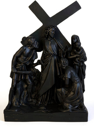 Jesus Meets Women/Jerusalem St Statue - 26-inch