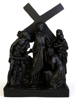 Jesus Meets Women/Jerusalem St Statue - 26-inch