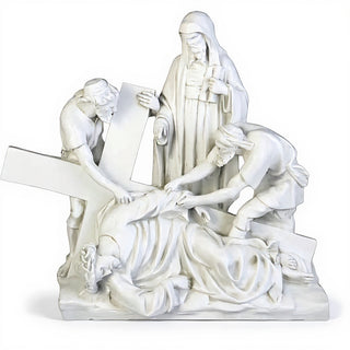 Jesus Falls The 3Rd Time Stati Statue - 27-inch