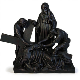 Jesus Falls The 3Rd Time Stati Statue - 27-inch