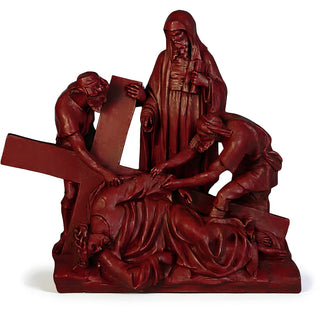 Jesus Falls The 3Rd Time Stati Statue - 27-inch