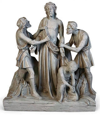 Jesus Is Stripped Station Statue - 28-inch