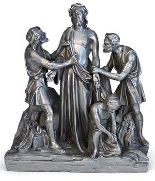 Jesus Is Stripped Station Statue - 28-inch