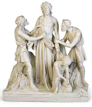 Jesus Is Stripped Station Statue - 28-inch