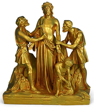 Jesus Is Stripped Station Statue - 28-inch