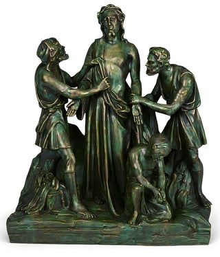 Jesus Is Stripped Station Statue - 28-inch