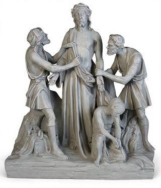 Jesus Is Stripped Station Statue - 28-inch