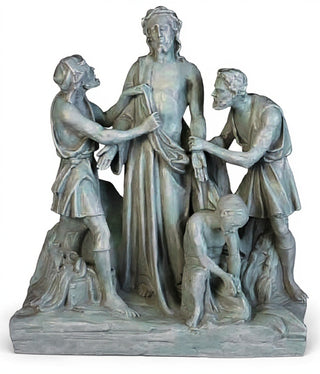 Jesus Is Stripped Station Statue - 28-inch