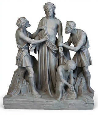 Jesus Is Stripped Station Statue - 28-inch
