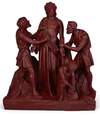 Jesus Is Stripped Station Statue - 28-inch