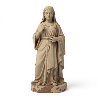 Jesus Nailed to the Cross Statue - 29-inch — Gothic Stone finish