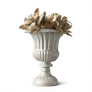 Fluted Urn Planter - 20-inch — Museum Terracotta finish