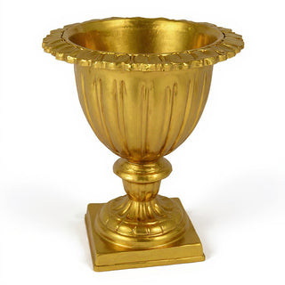 Botanico Urn Planter - 21-inch — Deep Gold finish
