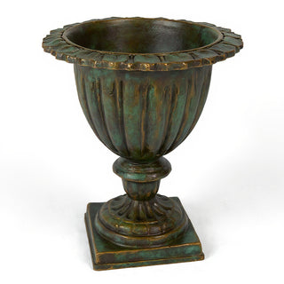 Botanico Urn Planter - 21-inch — Green Bronze finish