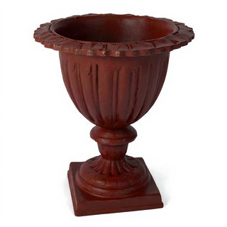 Botanico Urn Planter - 21-inch — Rust finish