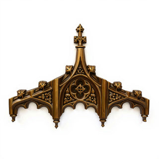 Chartres Tracery Header Wall Header — Bronze finish