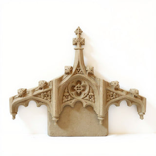 Chartres Tracery Header Wall Header — Dusted Sand finish