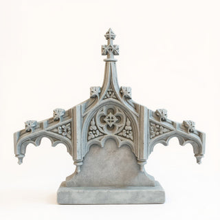Chartres Tracery Header Wall Header — Mossy Green finish