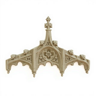 Chartres Tracery Header Wall Header — Museum Terracotta finish