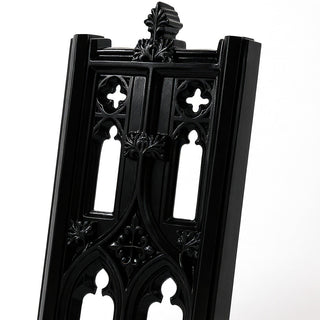 Exeter Tracery Panel Wall Panel - 33-inch — Flat Black finish