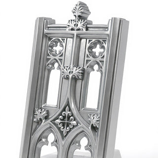 Exeter Tracery Panel Wall Panel - 33-inch — Silver finish