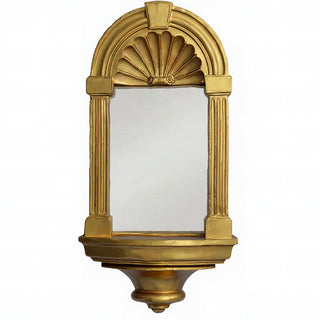 Classical Niche Mirror Wall Niche - 30-inch — Antique Gold finish