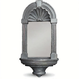 Classical Niche Mirror Wall Niche - 30-inch — Aged Silver finish