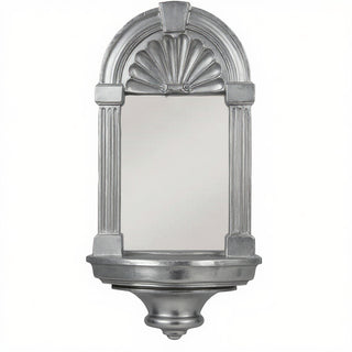 Classical Niche Mirror Wall Niche - 30-inch — Antique Silver finish