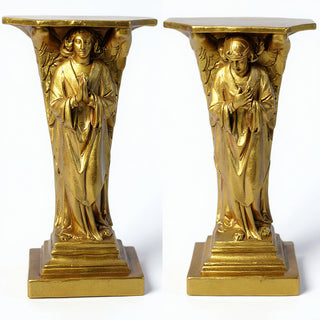 Devotion Angels Statue - 38-inch — Antique Gold finish