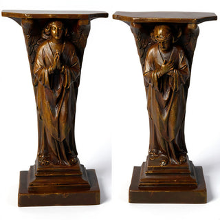 Devotion Angels Statue - 38-inch — Bronze finish