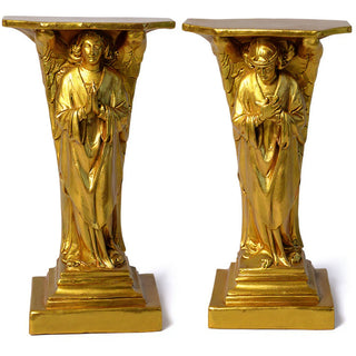 Devotion Angels Statue - 38-inch — Deep Gold finish
