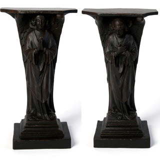 Devotion Angels Statue - 38-inch — Iron finish