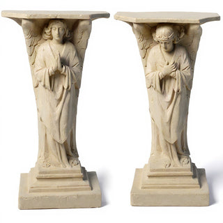 Devotion Angels Statue - 38-inch — Museum Terracotta finish