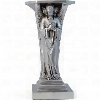 Devotion Angel Cross - 38-inch — Antique Silver finish