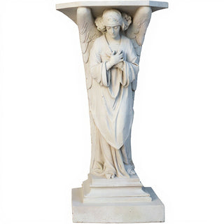 Devotion Angel Cross - 38-inch — Antique White finish