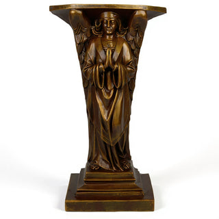 Devotion Angel in Prayer Statue - 38-inch — Bronze finish