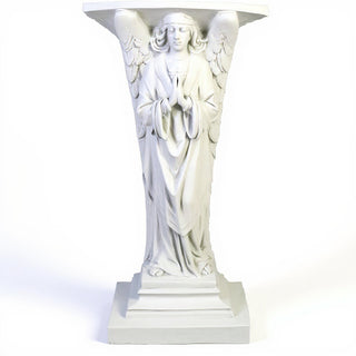 Devotion Angel in Prayer Statue - 38-inch — Flat White finish