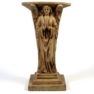Devotion Angel in Prayer Statue - 38-inch — Gothic Stone finish