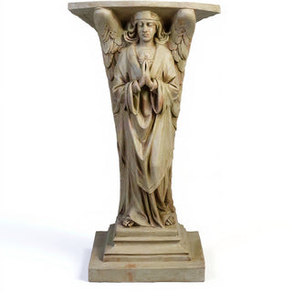 Devotion Angel in Prayer Statue - 38-inch — Museum Terracotta finish