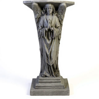 Devotion Angel in Prayer Statue - 38-inch — Old Stone finish