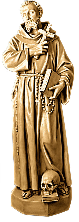 St Francis (Skull & Cross Statue - 63-inch